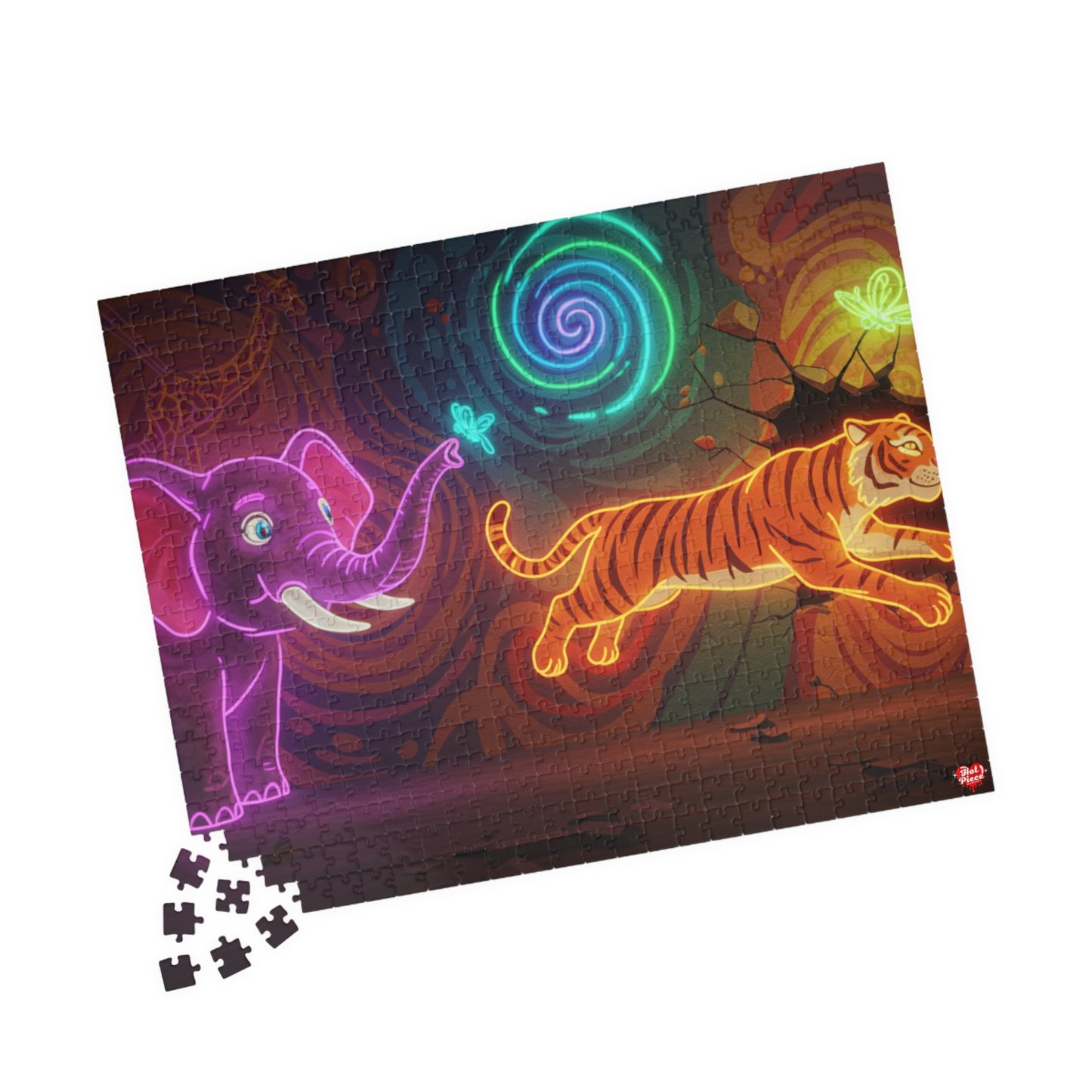 Neon Safari - Jigsaw Puzzle